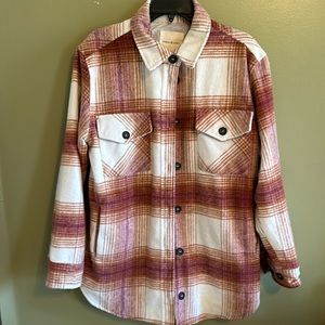 Shacket- beautiful plaid lined